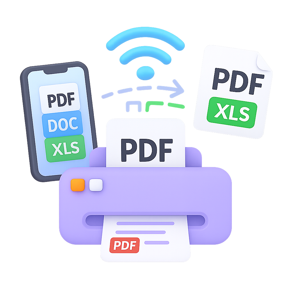 Printer for iPhone. Support 10,000 printers